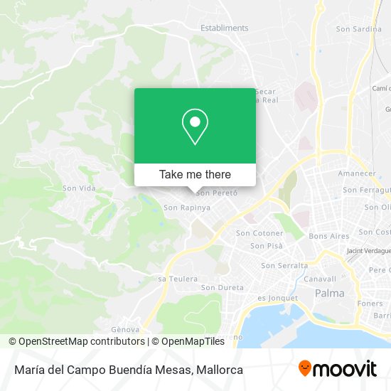María del Campo Buendía Mesas map