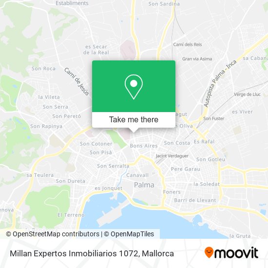 Millan Expertos Inmobiliarios 1072 map