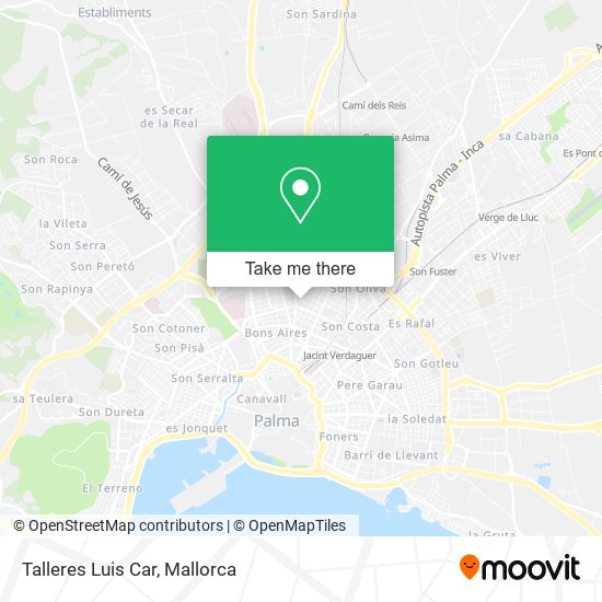 Talleres Luis Car map