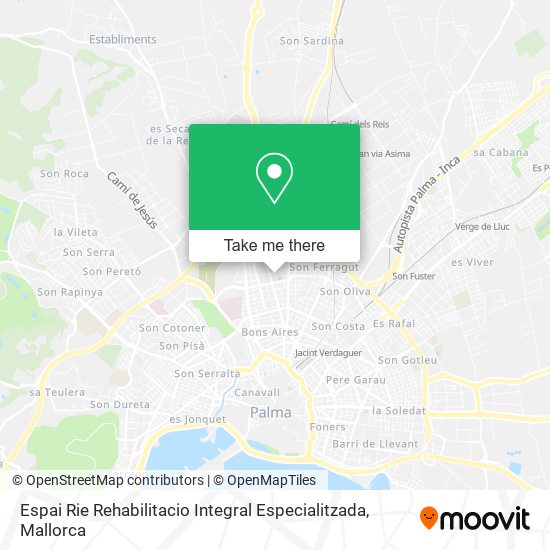 Espai Rie Rehabilitacio Integral Especialitzada map