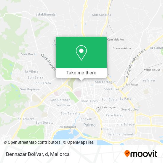 Bennazar Bolívar, d map