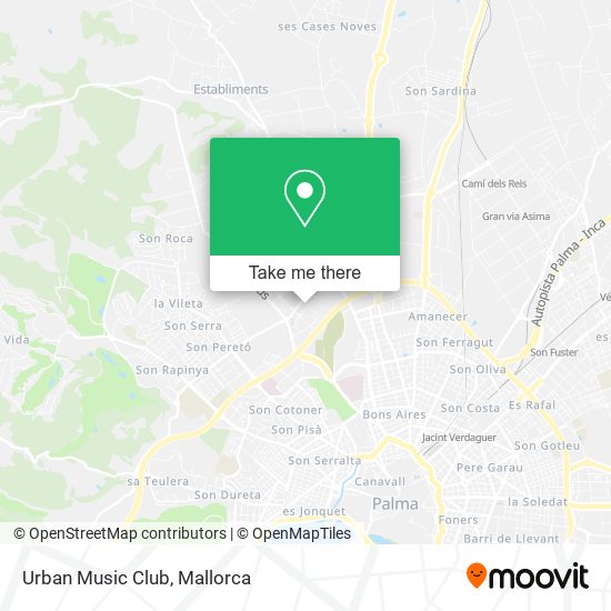 Urban Music Club map