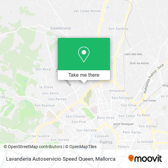 Lavandería Autoservicio Speed Queen map