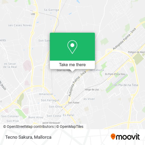 Tecno Sakura map