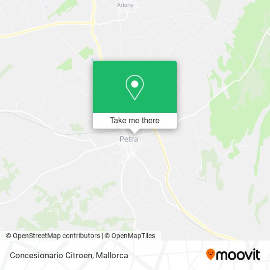 Concesionario Citroen map