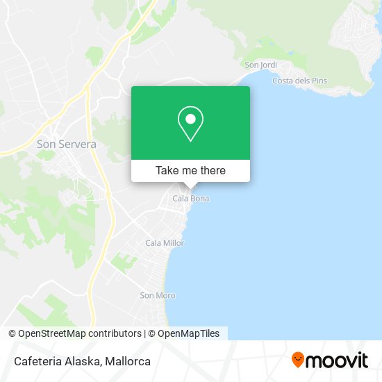 Cafeteria Alaska map