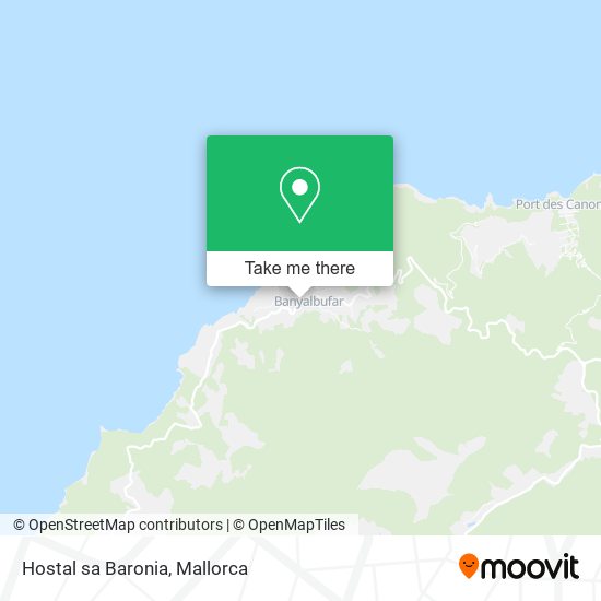 Hostal sa Baronia map