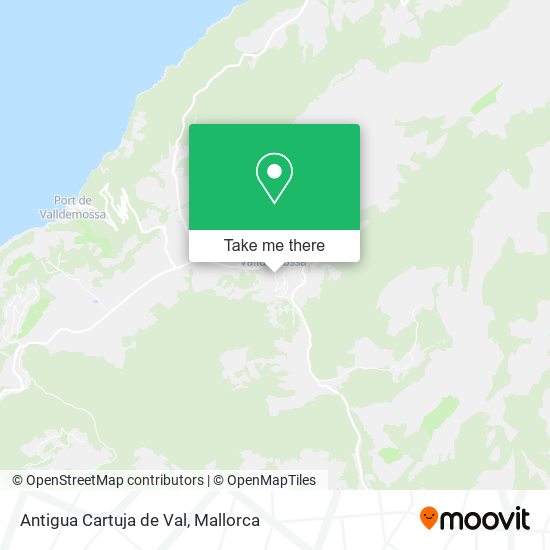 Antigua Cartuja de Val map