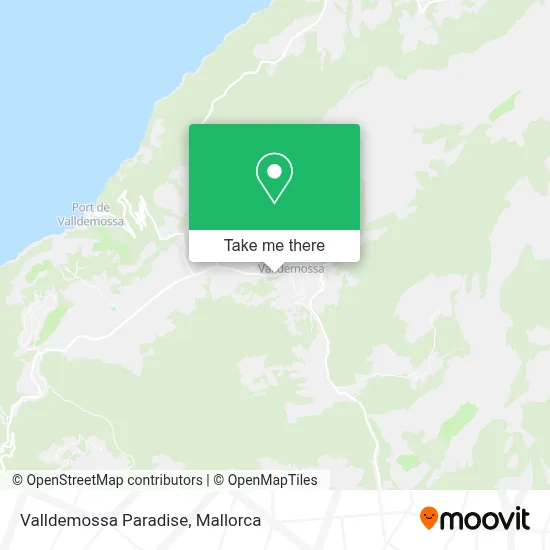 Valldemossa Paradise map