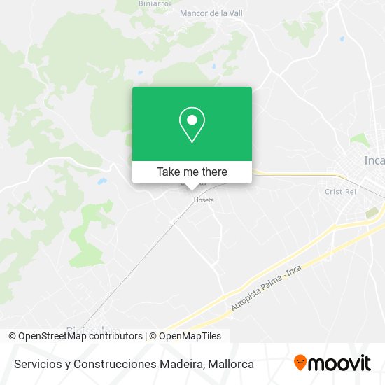 Servicios y Construcciones Madeira map