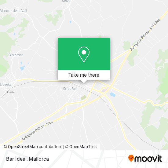 Bar Ideal map