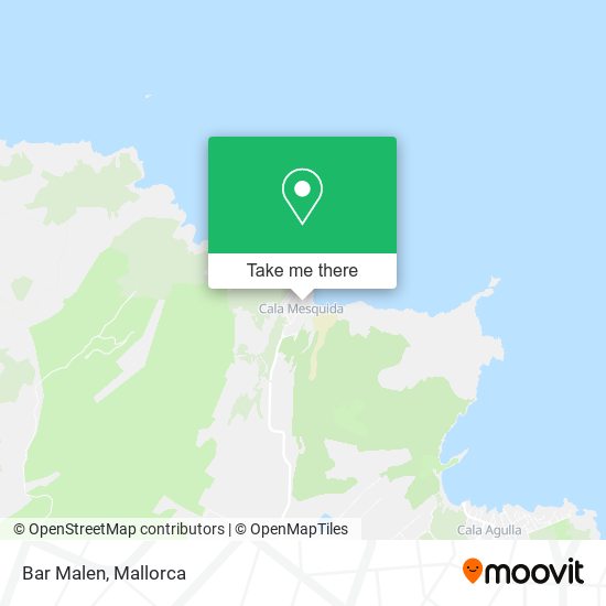 mapa Bar Malen