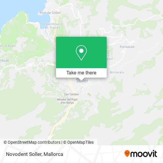 Novodent Soller map