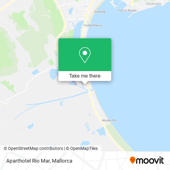 mapa Aparthotel Rio Mar