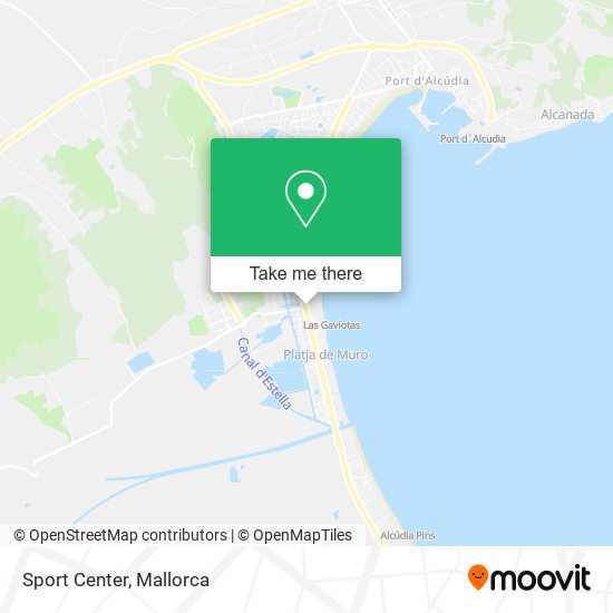 mapa Sport Center