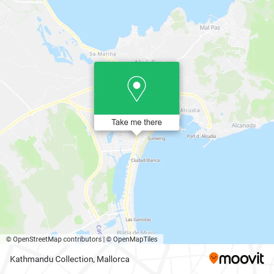 Kathmandu Collection map