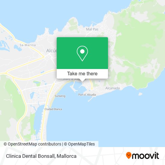 Clinica Dental Bonsall map