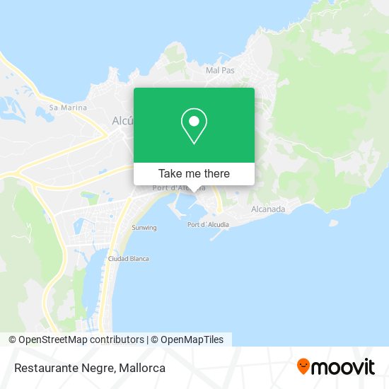mapa Restaurante Negre