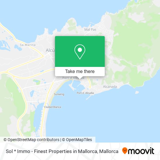 Sol * Immo - Finest Properties in Mallorca map