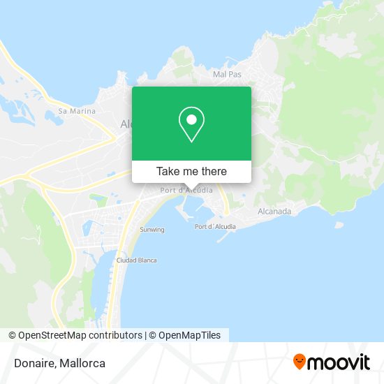 mapa Donaire