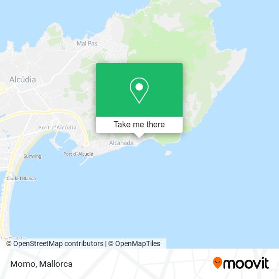 mapa Momo