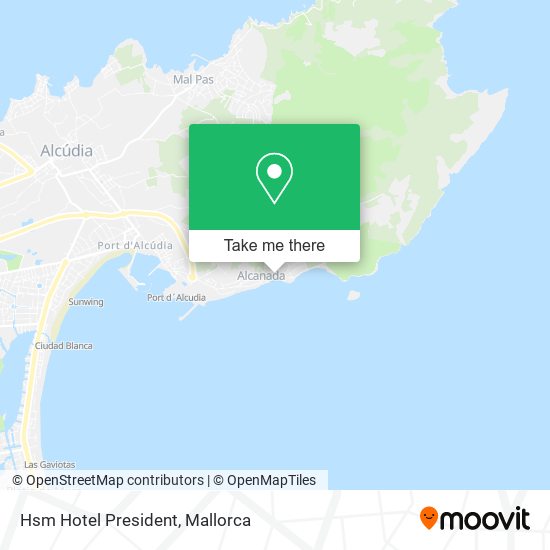 mapa Hsm Hotel President
