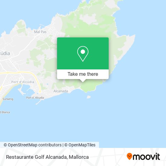 Restaurante Golf Alcanada map