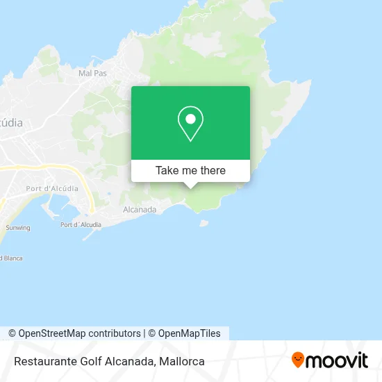 Restaurante Golf Alcanada map