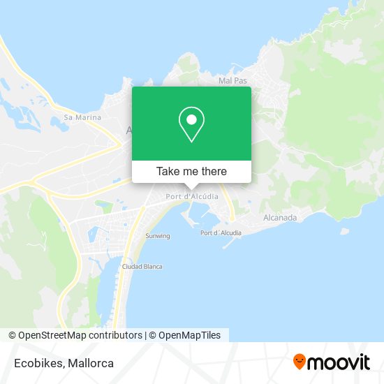 Ecobikes map