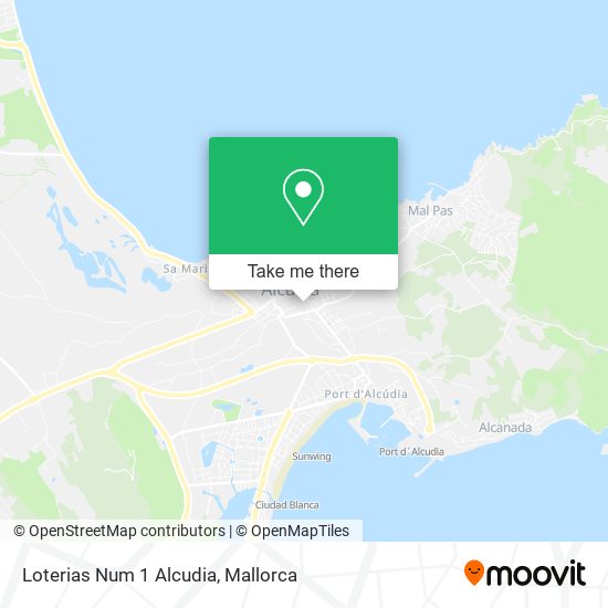 Loterias Num 1 Alcudia map