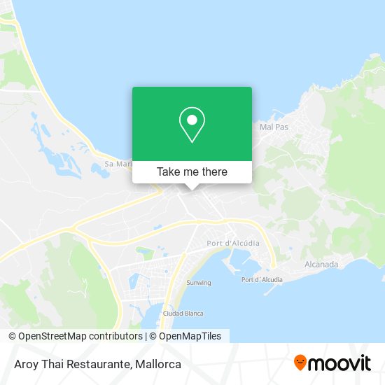 Aroy Thai Restaurante map