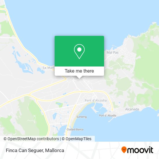 Finca Can Seguer map
