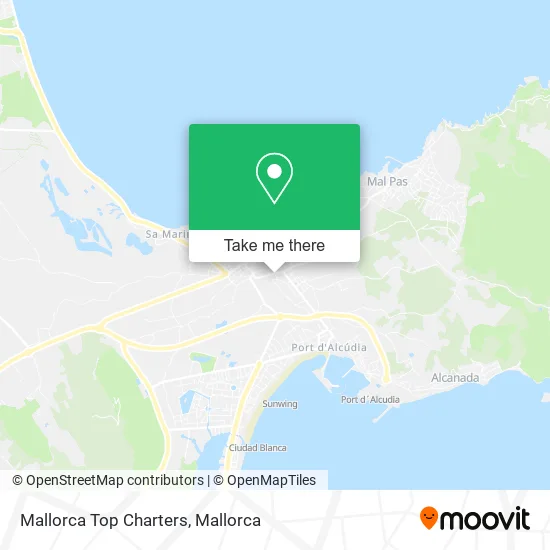 Mallorca Top Charters map