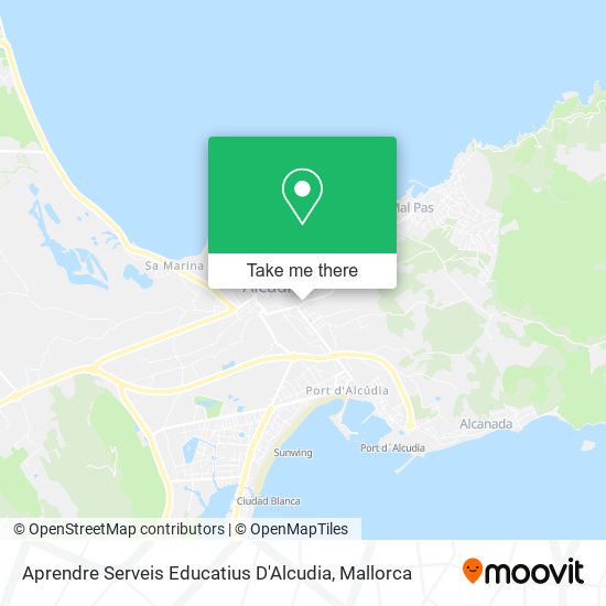 mapa Aprendre Serveis Educatius D'Alcudia