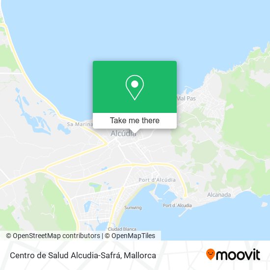mapa Centro de Salud Alcudia-Safrá