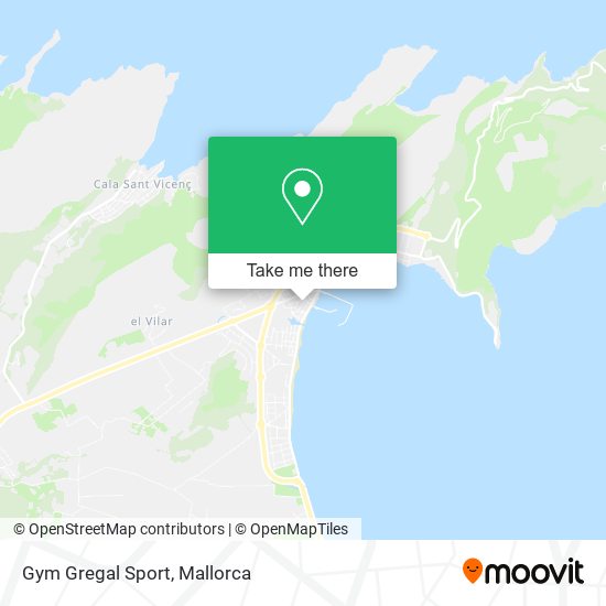 mapa Gym Gregal Sport