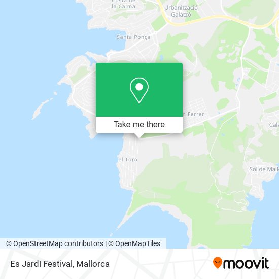 Es Jardí Festival map