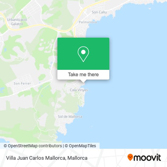 Villa Juan Carlos Mallorca map