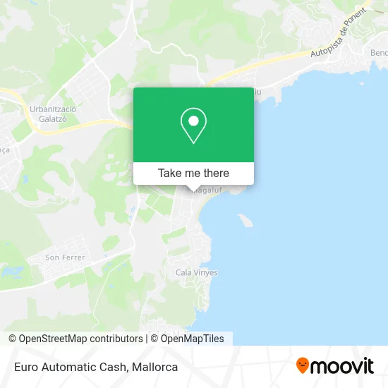 Euro Automatic Cash map