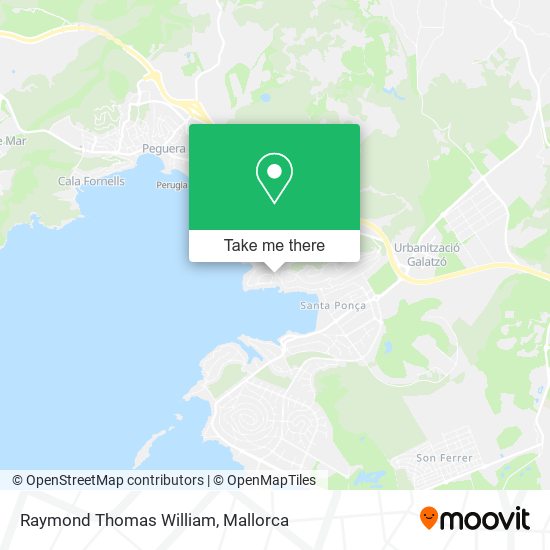 mapa Raymond Thomas William