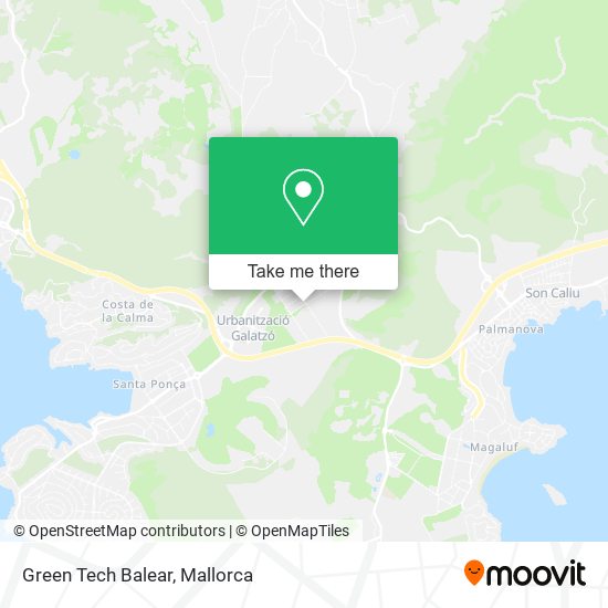 mapa Green Tech Balear