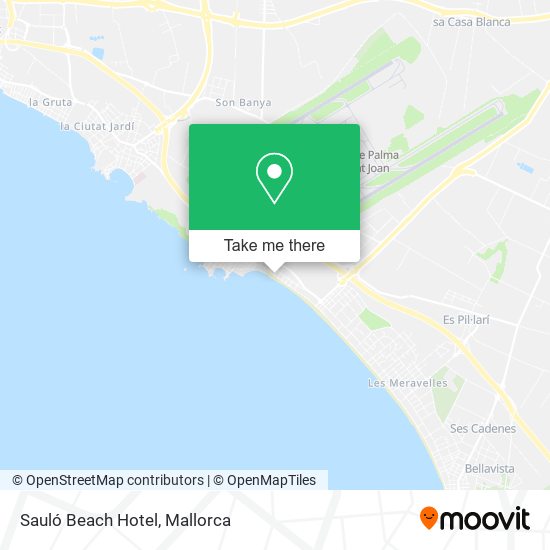 Sauló Beach Hotel map