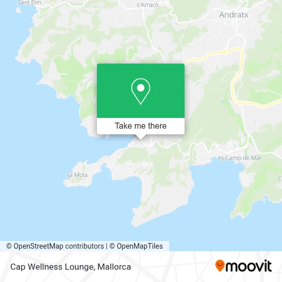 Cap Wellness Lounge map