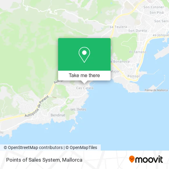 Points of Sales System map