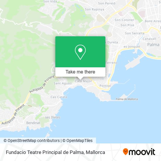 Fundacio Teatre Principal de Palma map