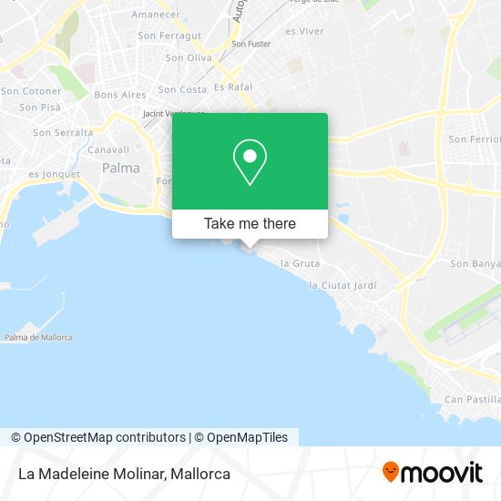 La Madeleine Molinar map