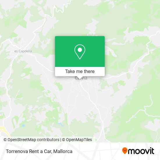 Torrenova Rent a Car map