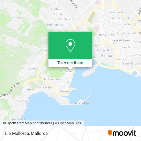 Lío Mallorca map