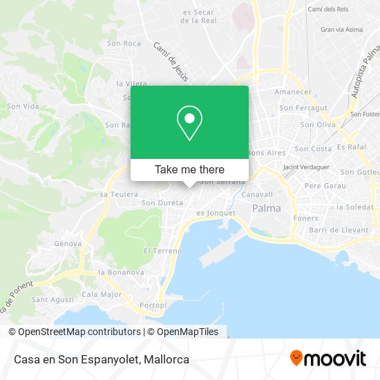 Casa en Son Espanyolet map