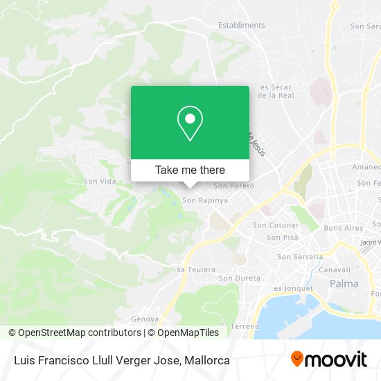 Luis Francisco Llull Verger Jose map